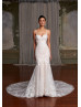 Ivory Lace Glitter Tulle Dreamy Wedding Dress Ivory Lace Glitter Tulle Dreamy Wedding Dress